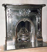 steel fireplace